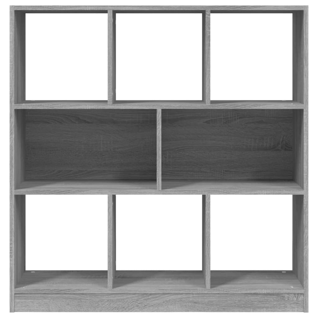Estantería madera contrachapada gris Sonoma 97,5x29,5x100 cm