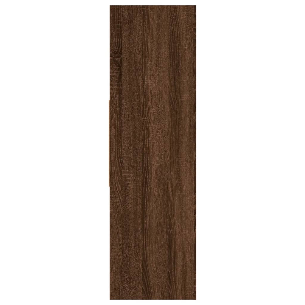 Estantería madera contrachapada marrón roble 97,5x29,5x100 cm