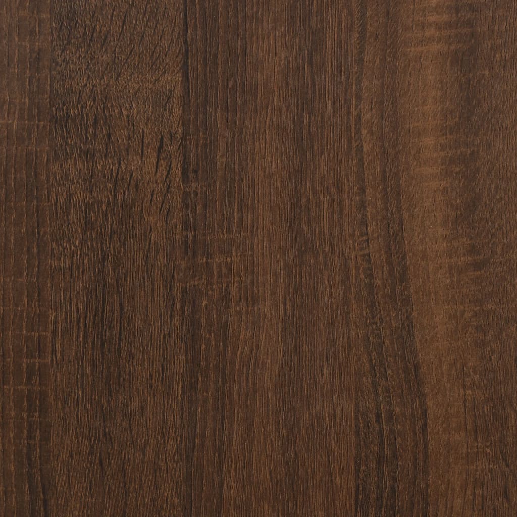 Estantería madera contrachapada marrón roble 97,5x29,5x100 cm