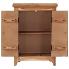 Aparador madera maciza acacia y reciclada 55x33x75 cm