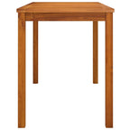 Mesa de jardín madera maciza de acacia 110x55x67 cm