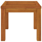 Taburetes de jardín con cojines 2 uds madera acacia 40x40x42 cm