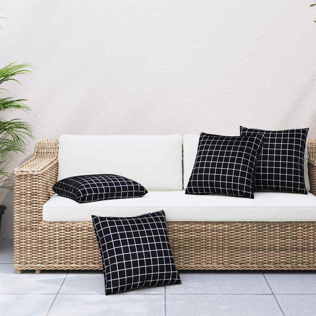 Scattered Cushions 4 pcs Turquoise 50 x 50 cm Polyester fabric