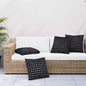 Scattered Cushions 4 pcs Turquoise 50 x 50 cm Polyester fabric