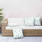 Scattered Cushions 4 pcs Turquoise 50 x 50 cm Polyester fabric