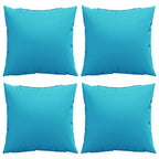 Cojines Esparcidos 4 pcs Tuquesa 50 x 50 cm Tela de poliéster