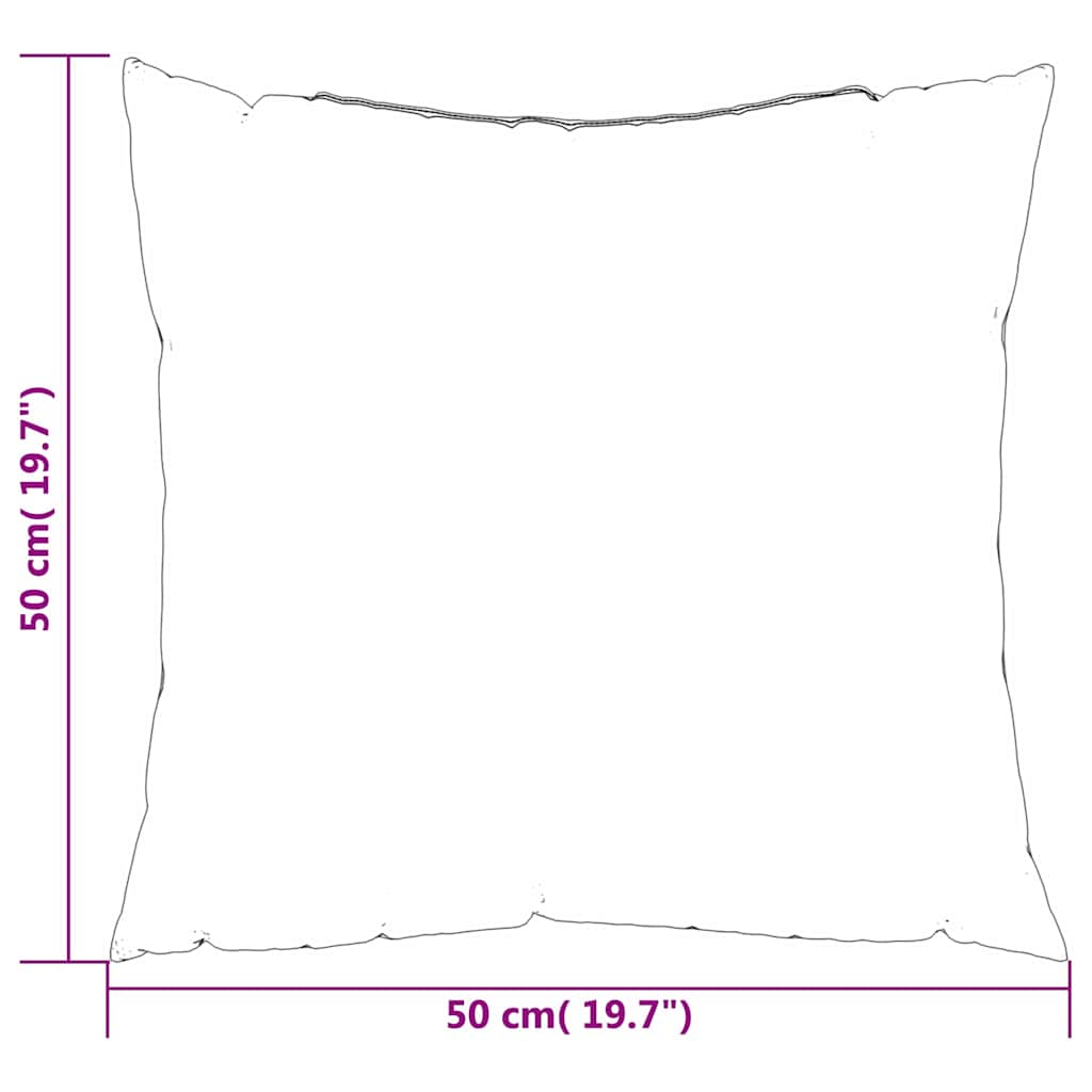 Cojines Esparcidos 4 pcs Tuquesa 50 x 50 cm Tela de poliéster