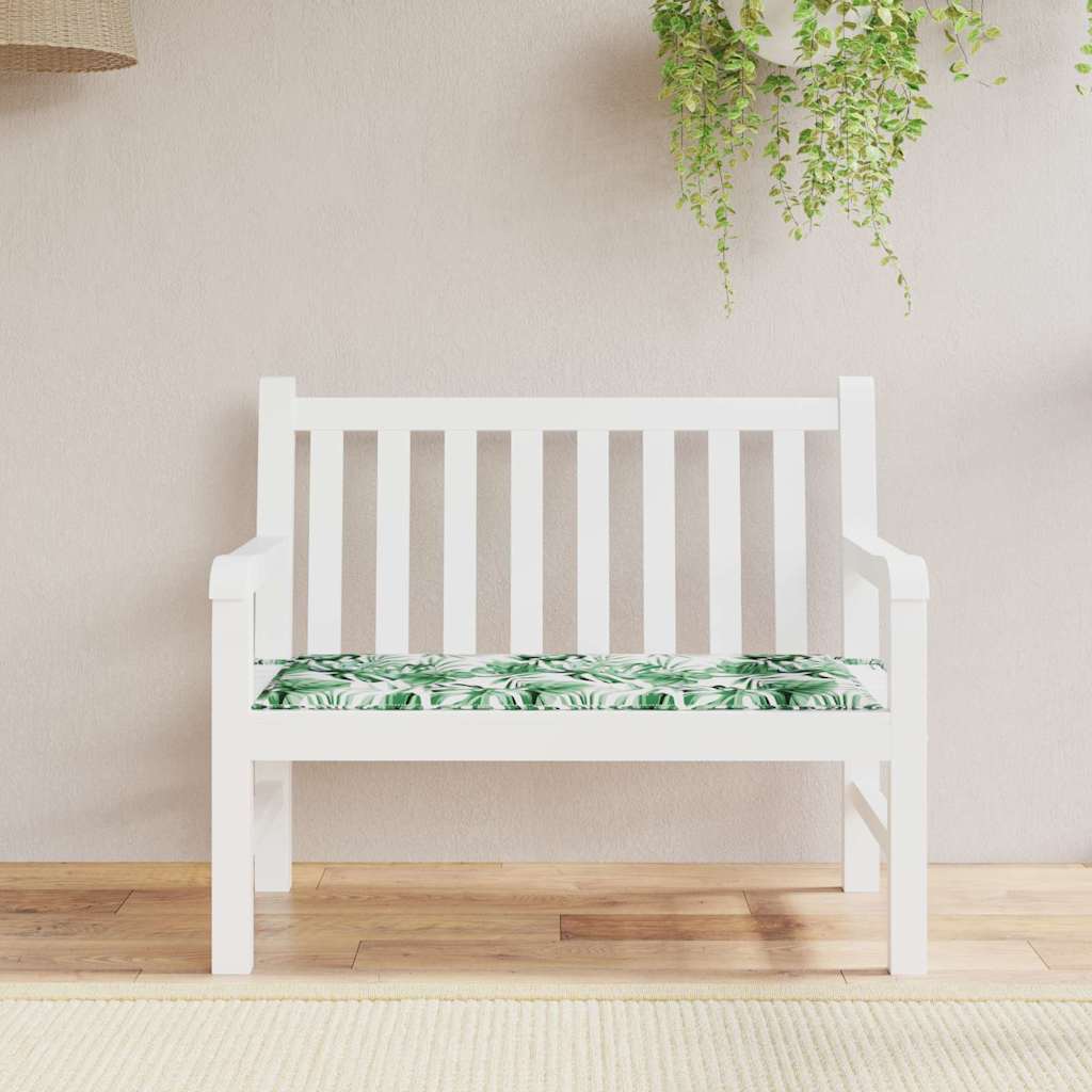 Almohadilla para Silla Hoja Patrón de hoja 100 x 50 x 3 cm