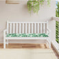 Chair pad Leaf Leaf pattern 100 x 50 x 3 cm