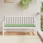 Cojín banco de jardín tela Oxford estampado hojas 100x50x3 cm