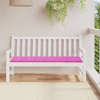 Cojín banco de jardín tela Oxford estampado hojas 100x50x3 cm