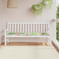 Chair pad Leaf Leaf pattern 100 x 50 x 3 cm