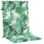 Cojines de Respaldo Hoja 2 pcs Patrón de hoja 100 x 50 x 3 cm