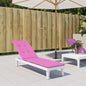 Blue sun lounger cushion (75+105)x50x4 cm
