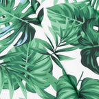 Cojín de tumbona Patrón de hoja 200 x 70 x 3 cm Tela Oxford