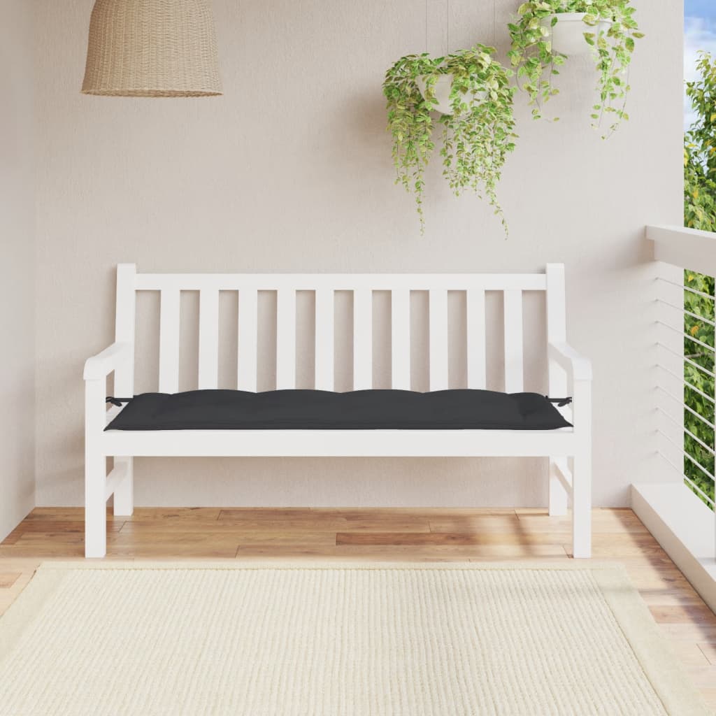 Cojín banco de jardín tela Oxford estampado hojas 150x50x7 cm