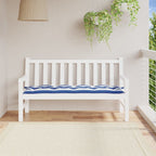 Cojín banco de jardín tela Oxford estampado hojas 100x50x3 cm