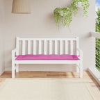 Cojín banco de jardín tela Oxford estampado hojas 100x50x3 cm