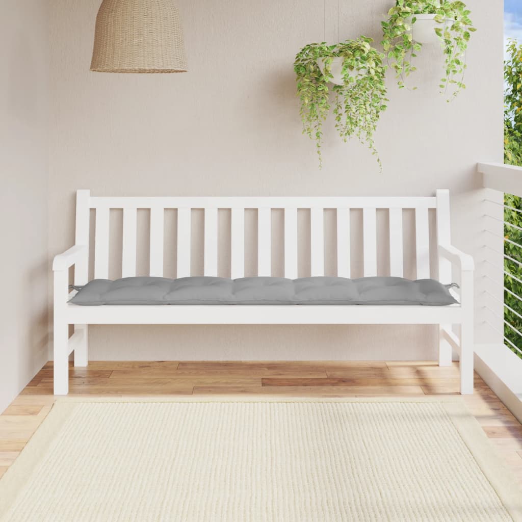 Cojín banco de jardín tela Oxford estampado hojas 150x50x7 cm