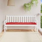Cojín banco de jardín tela Oxford estampado hojas 150x50x7 cm