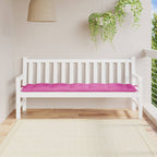 Cojín banco de jardín tela Oxford estampado hojas 100x50x3 cm