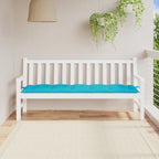 Cojín banco de jardín tela Oxford estampado hojas 100x50x3 cm