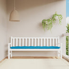 Cojín banco de jardín tela Oxford estampado hojas 150x50x7 cm