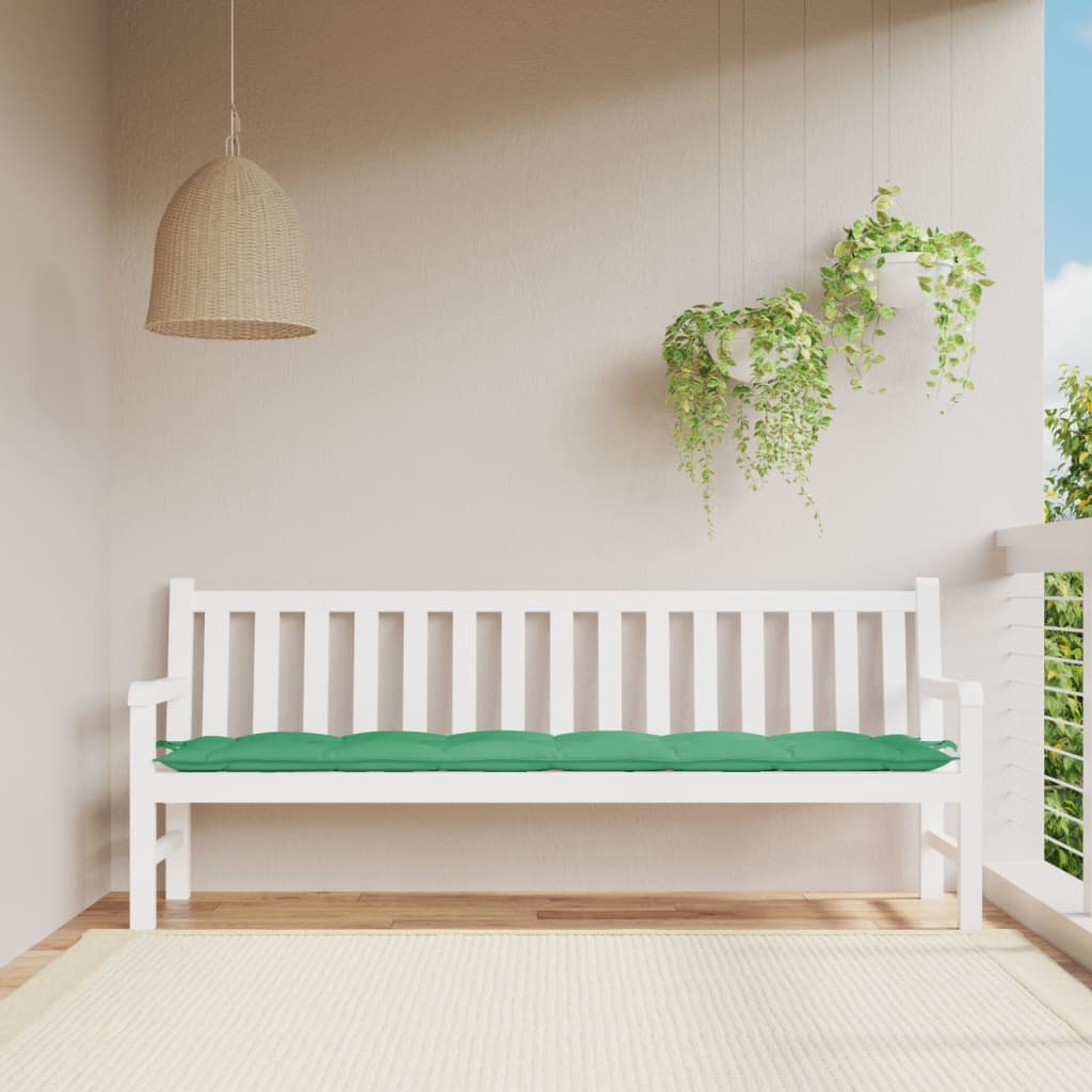 Cojín banco de jardín tela Oxford estampado hojas 150x50x7 cm
