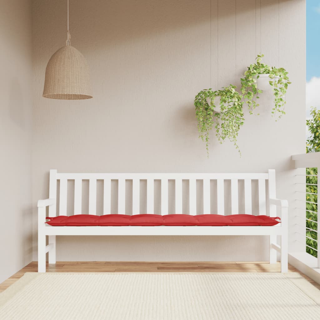 Cojín banco de jardín tela Oxford estampado hojas 150x50x7 cm