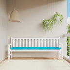 Cojín banco de jardín tela Oxford estampado hojas 100x50x3 cm