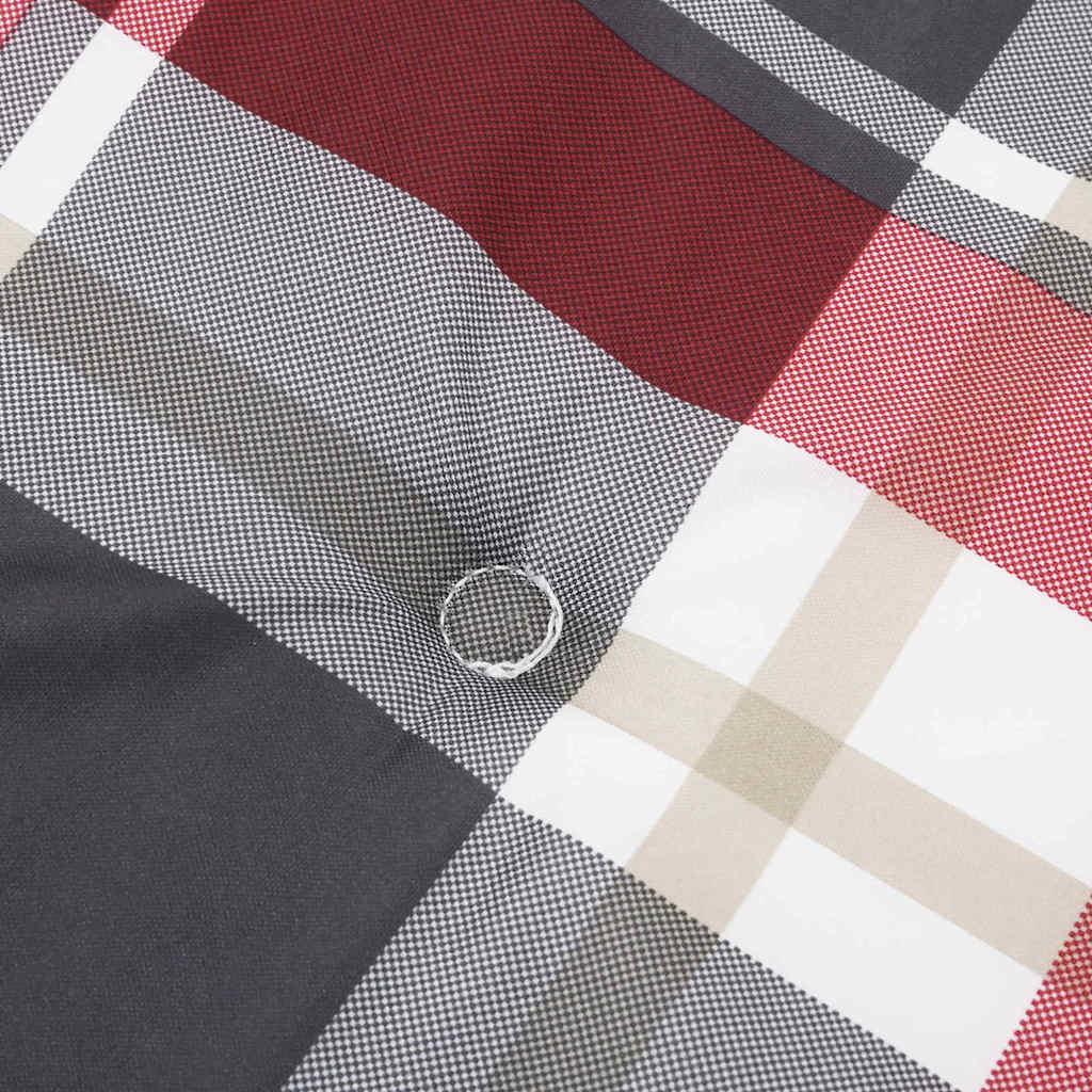 Cojines de sillas 2 pcs Cuadros Rojos 58 x 77 x 4,5 cm