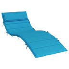 Cojín para tumbona de sol Azul claro 178 x 60 x 4 cm