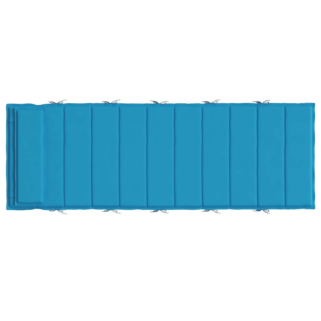 Cojín para tumbona de sol Azul claro 178 x 60 x 4 cm