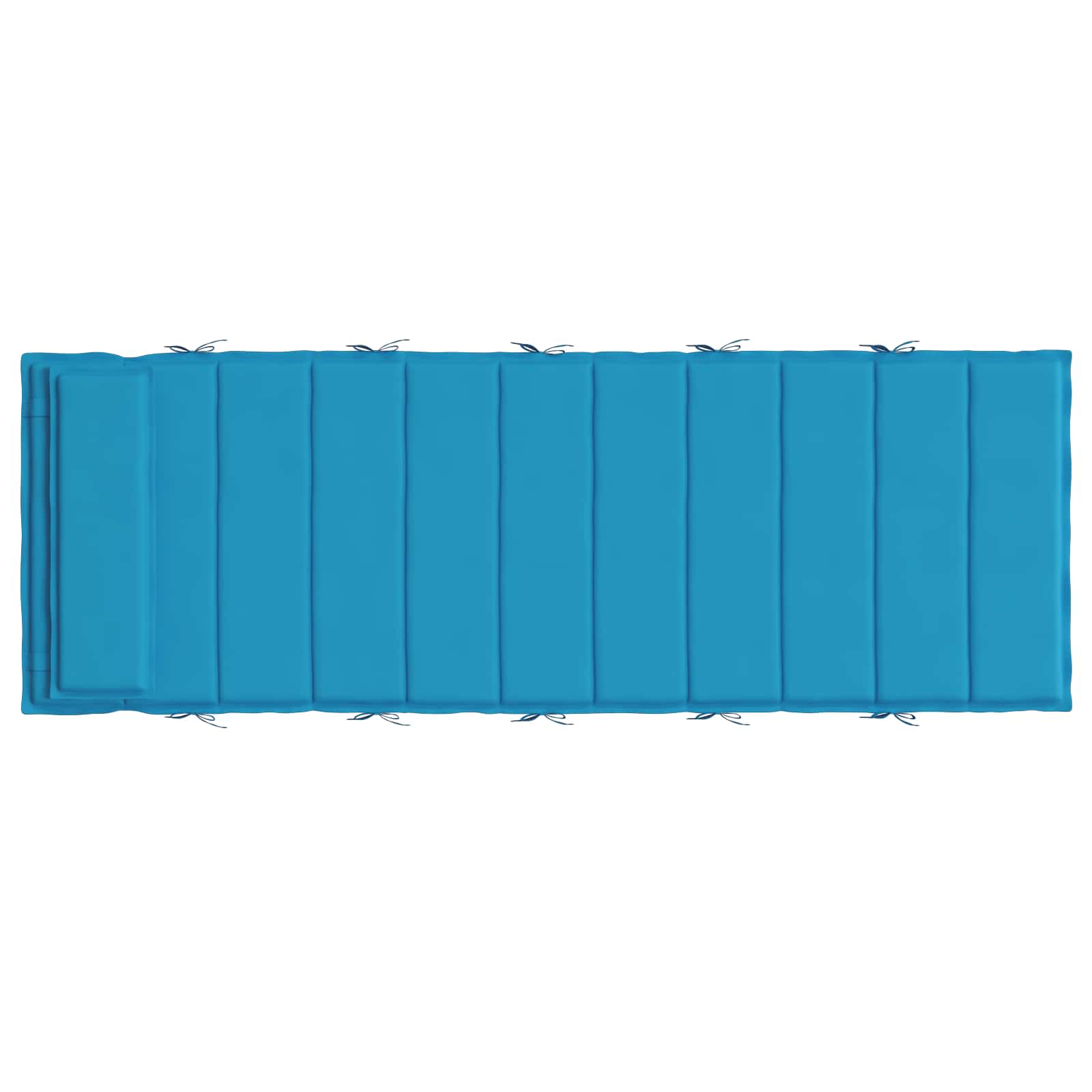 Cojín para tumbona de sol Azul claro 178 x 60 x 4 cm