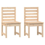Mesa y sillas de jardín 3 piezas madera maciza de pino