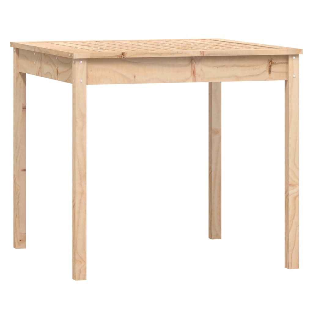 Mesa y sillas de jardín 3 piezas madera maciza de pino