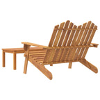 Juego de muebles de jardín Adirondack 2 piezas madera acacia