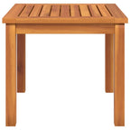 Mesa de centro de madera maciza de acacia 40x40x36 cm