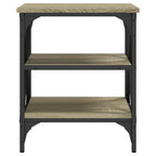 Mesa auxiliar madera contrachapada roble Sonoma 40x42x50 cm