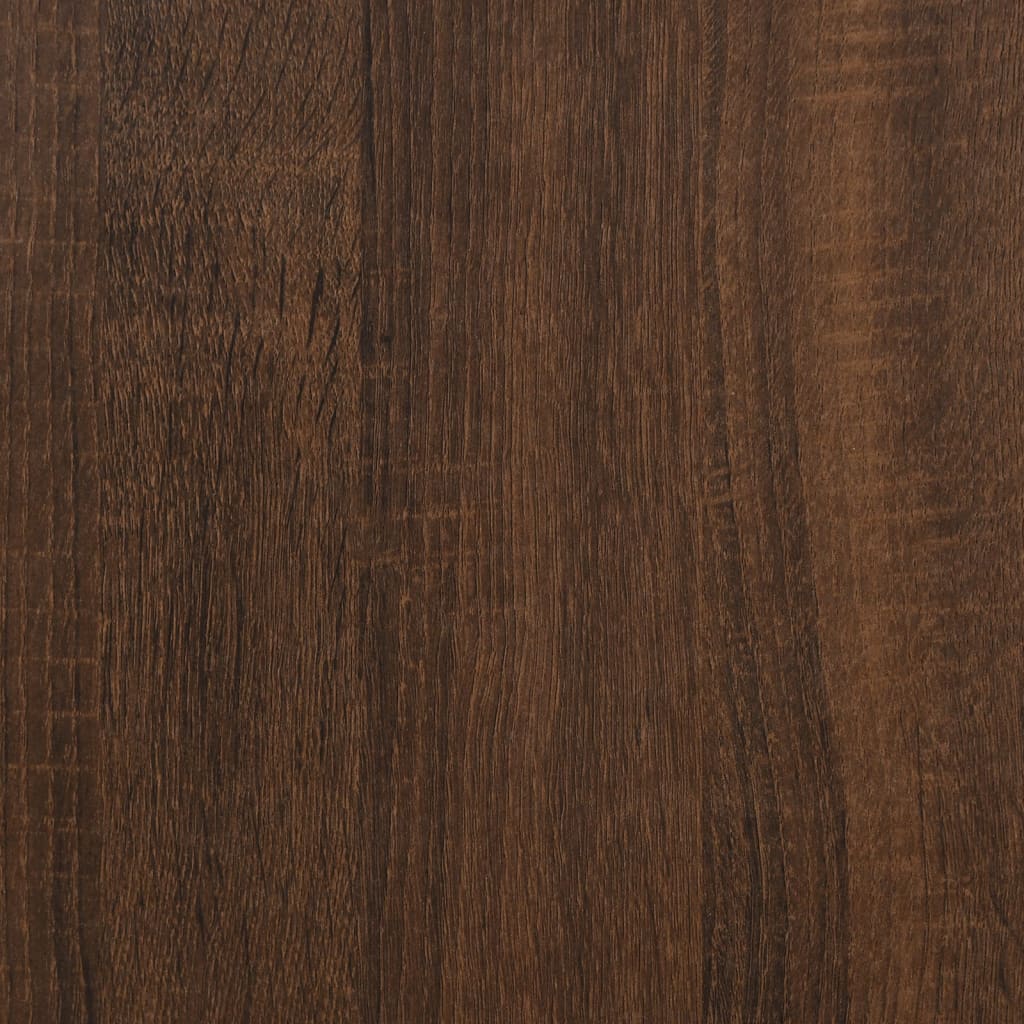 Mesas auxiliares 2 uds madera color marrón roble 40x42x50 cm