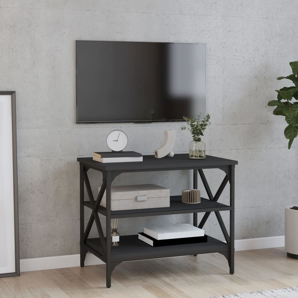 Mueble de TV madera contrachapada gris Sonoma 100x40x50 cm