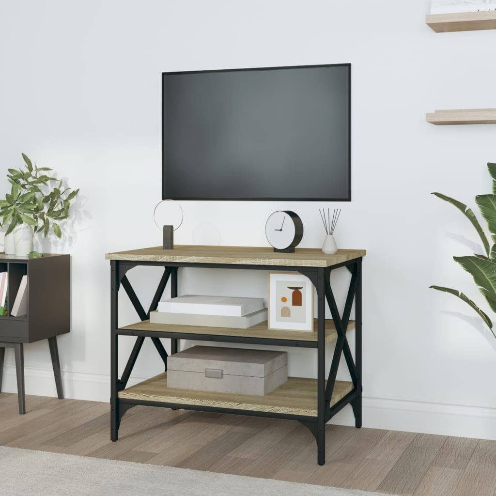 Mueble para TV madera contrachapada roble Sonoma 60x40x50 cm