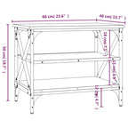 Mueble para TV madera contrachapada roble Sonoma 60x40x50 cm