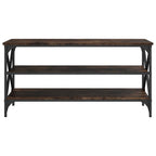 Mueble para TV madera contrachapada roble ahumado 100x40x50 cm