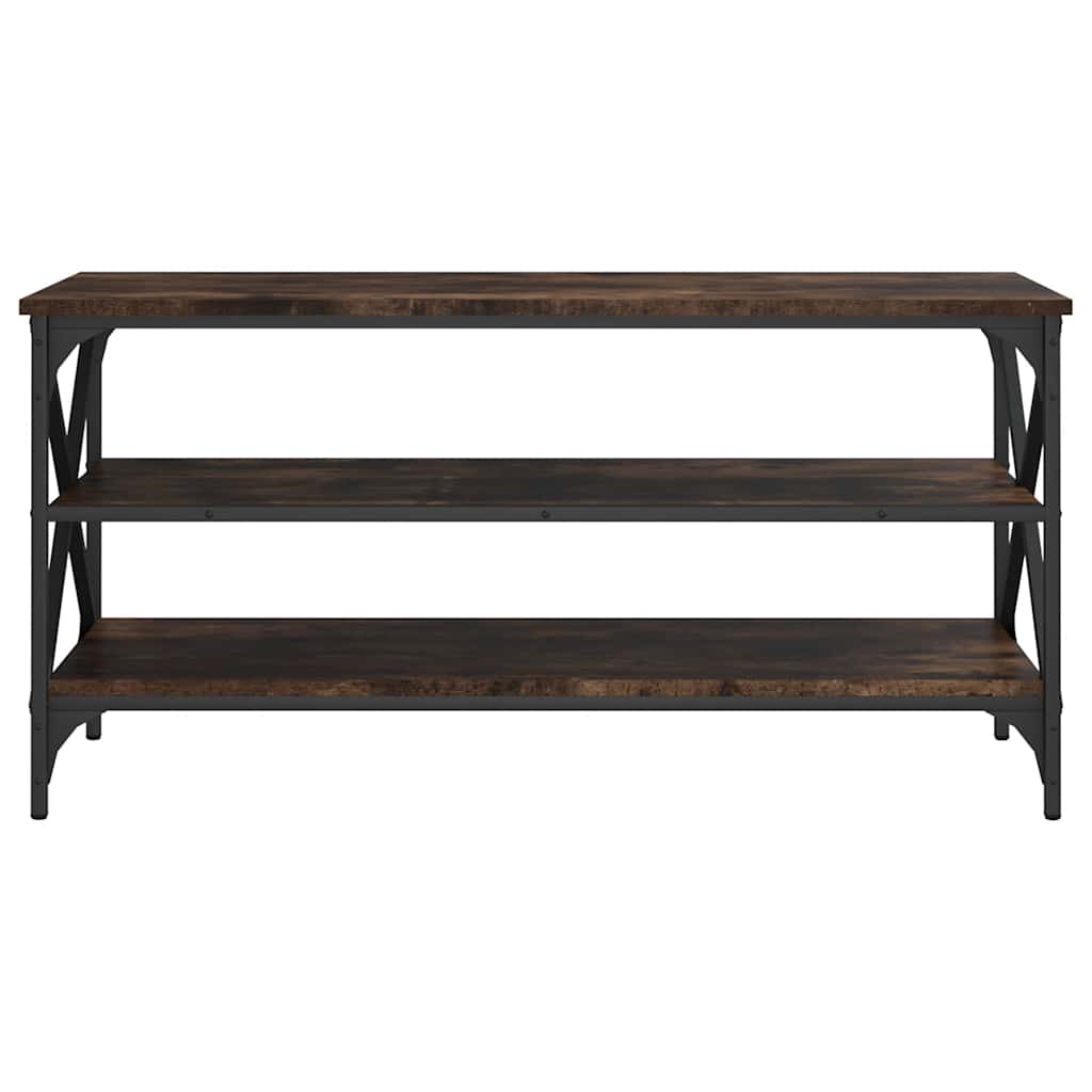 Mueble para TV madera contrachapada roble ahumado 100x40x50 cm