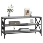 Mueble de TV madera contrachapada gris Sonoma 100x40x50 cm