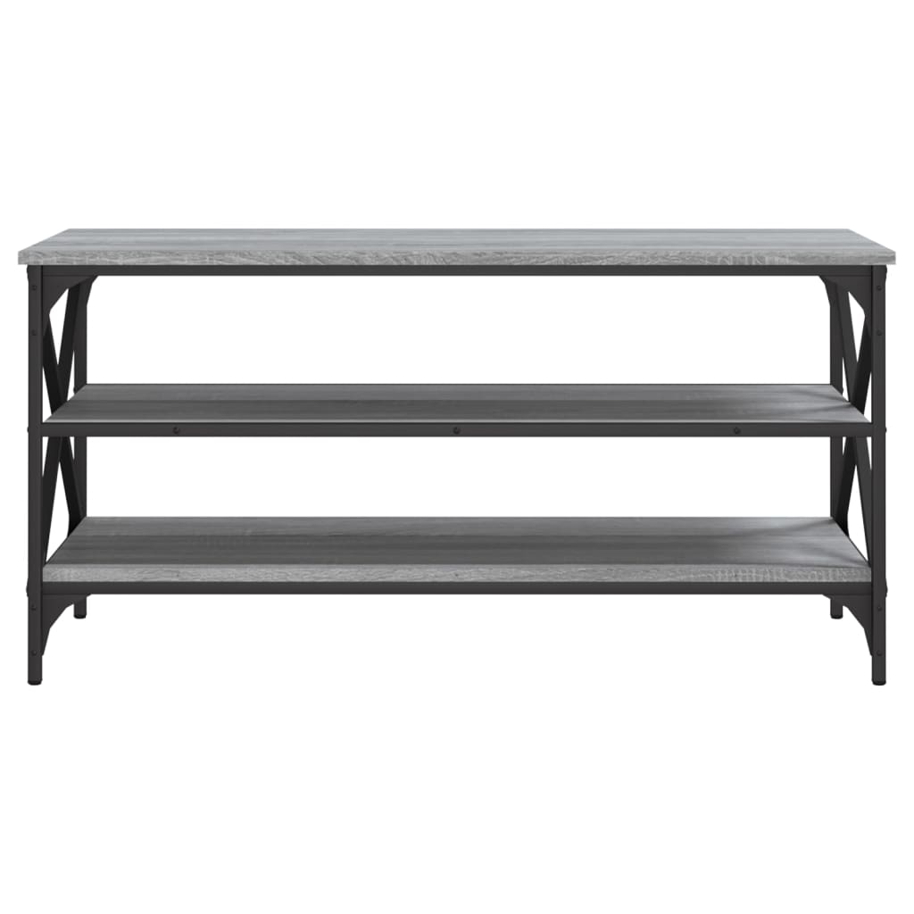 Mueble de TV madera contrachapada gris Sonoma 100x40x50 cm