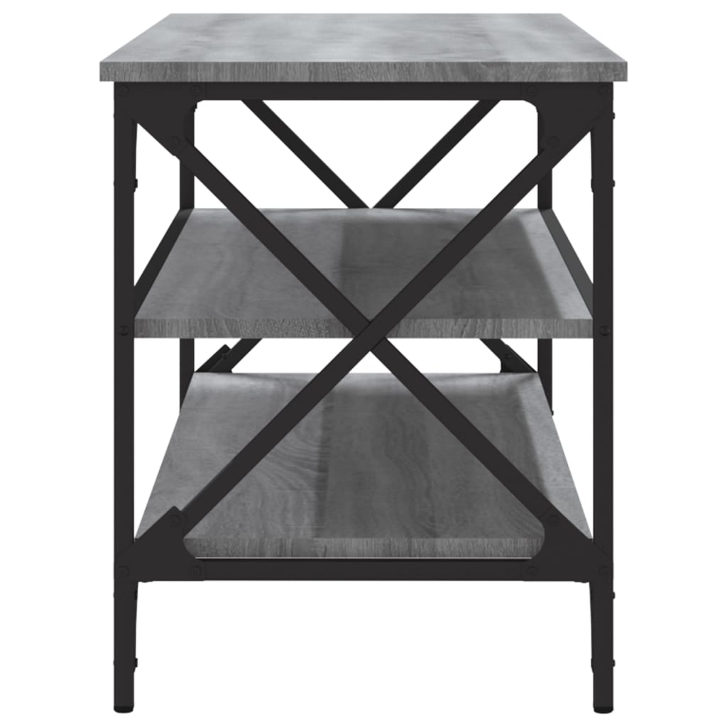 Mueble de TV madera contrachapada gris Sonoma 100x40x50 cm