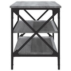 Mueble de TV madera contrachapada gris Sonoma 100x40x50 cm