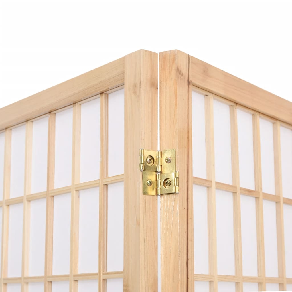 Biombo plegable con 3 paneles estilo japonés 120x170 cm
